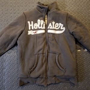 Mens Hollister faux fur jacket